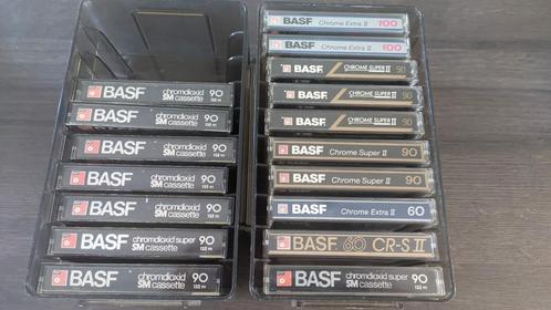 17 cassettes audio BASF type II, Cd's en Dvd's, Cassettebandjes, Zo goed als nieuw, Ophalen of Verzenden