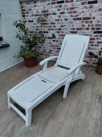 Kunststof tuinligzetel, Tuin en Terras, Ophalen, Gebruikt, Kunststof