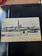PK Anvers panorama pris de la tete de Flandre 1905, Ophalen of Verzenden, Voor 1920, Gelopen, Antwerpen