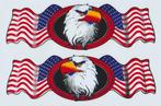 USA vlag Eagle stickervel set #3, Collections, Autocollants, Envoi, Neuf
