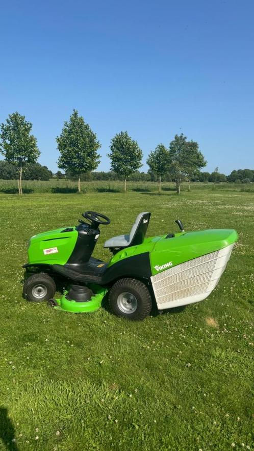 Zitmaaier Viking T6 - MT6112, Tuin en Terras, Zitmaaiers, Gebruikt, 90 tot 120 cm, Elektrische starter, Mulchfunctie, Opvangbak