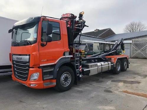 DAF CF 480 FAN WITH FASSI F235A. 2.23 E-DYNAMIC + TAM T20SN5, Auto's, Vrachtwagens, Particulier, DAF, Diesel, Euro 6, Automaat