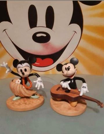 Wdcc Minnie Swaying Sweetheart &Mickey Hawaiian  beschikbaar voor biedingen