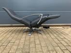 Zwarte Jori Brainbuilder Electrische relax Topstaat!, Leer, Ophalen of Verzenden, Leolux durlet hukla himolla Stressless conform Rolf Benz natuzzi