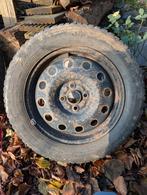 4 Jantes en tôle 15 pouces, entraxe 4x100 et pneus 185/60/15, 15 pouces, Pneus et Jantes, Pneus hiver, Véhicule de tourisme