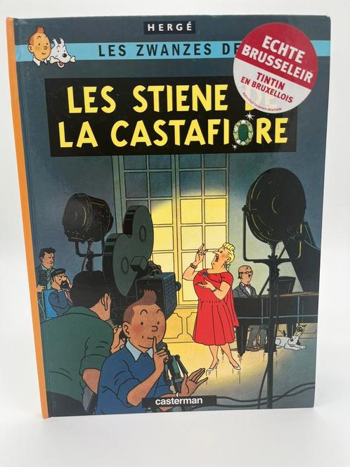 Tintin Les Stiene De La Castafiore - Tintin en bruxellois, Boeken, Stripverhalen, Gelezen, Eén stripboek