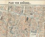 1930 - Brussel / Bruxelles plan de la ville, Livres, Envoi