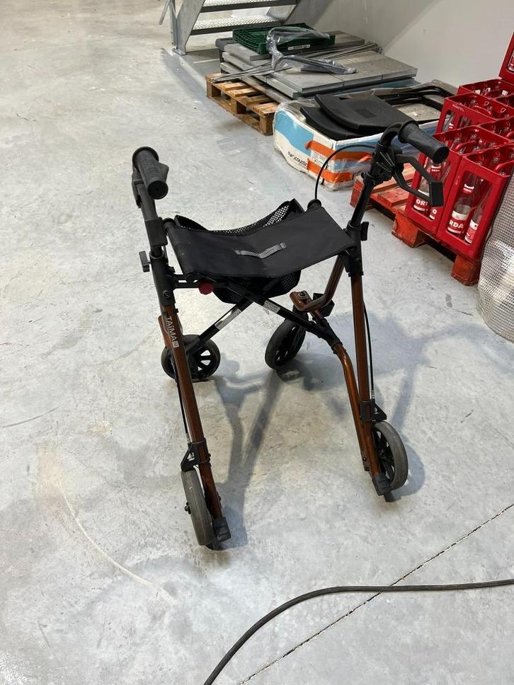 Luxe rollator te koop, Diversen, Rollators, Zo goed als nieuw, Lichtgewicht, Opvouwbaar, Ophalen