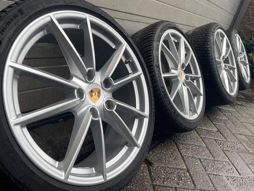 20 + 21 inch originele Porsche 911 992 c2 c4 velgen banden, Auto-onderdelen, Banden en Velgen, Banden en Velgen, 20 inch, 245 mm