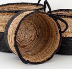 Flamant - rieten opberg-mand of cache-pot (nieuw), Huis en Inrichting, Mand, Rond, Nieuw, Ophalen of Verzenden