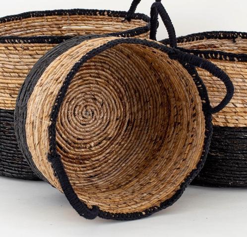 Flamant - rieten opberg-mand of cache-pot (nieuw), Huis en Inrichting, Woonaccessoires | Schalen en Manden, Nieuw, Mand, Rond