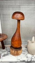 Carving houte paddestoel, Ophalen, Nieuw, Hout