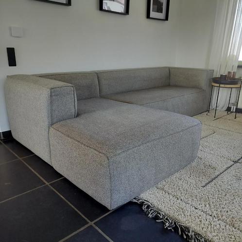 Hoekzetel Woood Fonq, Huis en Inrichting, Zetels | Zetels en Chaises Longues, Zo goed als nieuw, Vierpersoons of meer, Stof, Ophalen