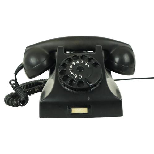 Vintage Kiesschijf Telefoon Bakeliet PTT Ericsson Type 1951, Télécoms, Téléphones fixes | Filaires, Utilisé, Bakélite, Avec cadran rotatif