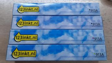HP913A inkt cartridge - 4 stuks beschikbaar voor biedingen