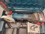 Slijpschijf blauwe bosch 125mm met batterij, Ophalen, Zo goed als nieuw