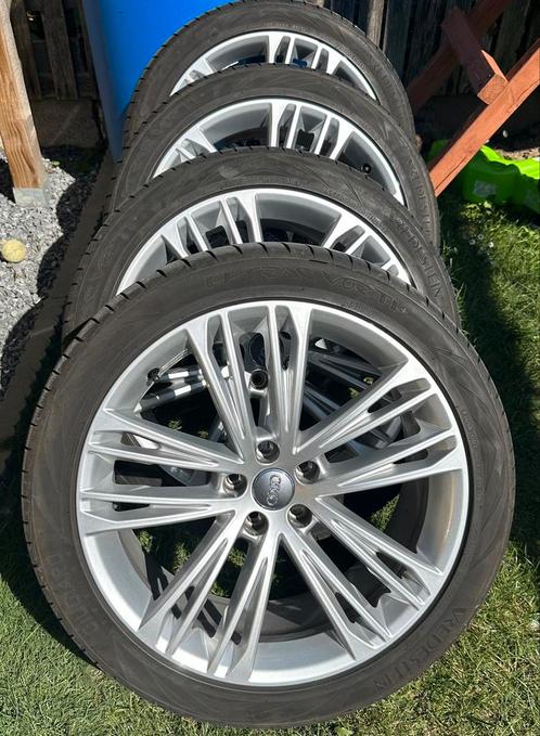 Mooie 20” original audi velgen / 255/40/20 zomerbanden, Auto-onderdelen, Banden en Velgen, Banden en Velgen, Zomerbanden, 20 inch