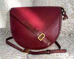 DELVAUX bordeauxrode leren schoudertas, Ophalen of Verzenden, Leer