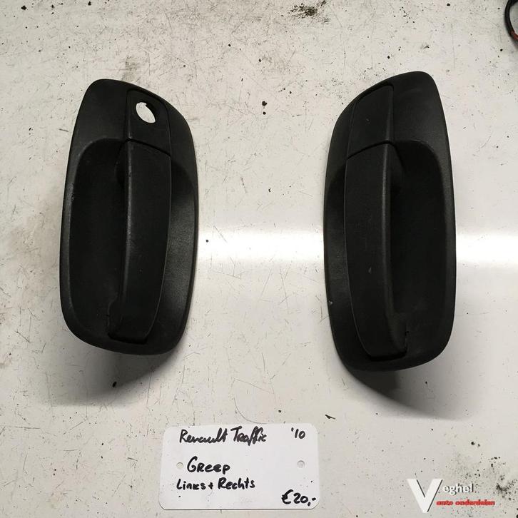 Renault Traffic 2009 2.0 diesel Greep Klink  Linksvoor of Re, Auto-onderdelen, Carrosserie, Deur, Gebruikt, Ophalen of Verzenden