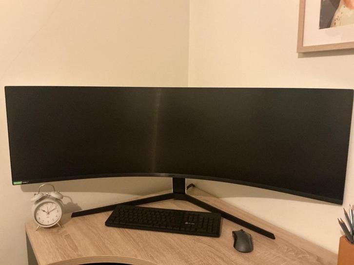 Écran Samsung Odyssey G9 – 49 pouces, Computers en Software, Monitoren, Zo goed als nieuw, 201 Hz of meer, DisplayPort, HDMI, Gaming