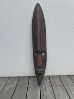 Authentiek groot houten masker uit Vanuatu, Ophalen