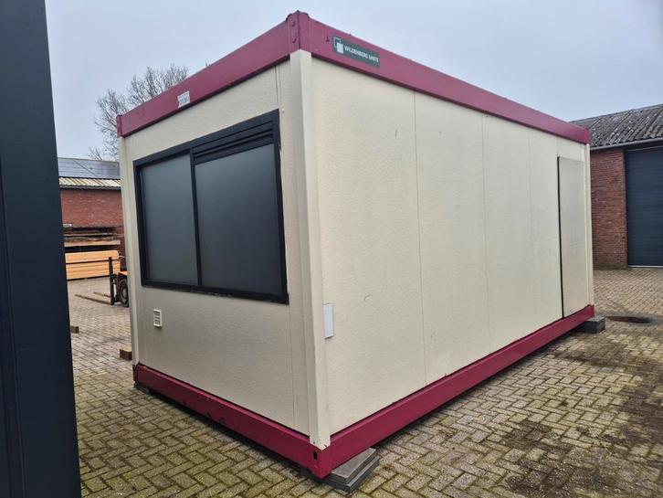 Kantoorunit woonunit bouwkeet refter werfkeet container unit, Zakelijke goederen, Machines en Bouw | Keten en Containers, Ophalen