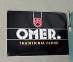 Metalen bord ‘omer’, Verzamelen, Merken en Reclamevoorwerpen, Ophalen, Zo goed als nieuw