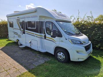 Camper Bavaria (cfr Pilote) te koop, Caravans en Kamperen, Mobilhomes, 7 tot 8 meter, Diesel, Particulier, Half-integraal