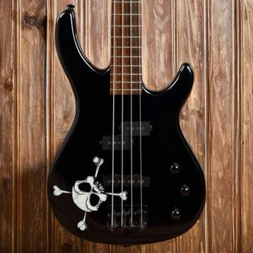 Basse Squier MB-4 Skull & Crossbone, Musique & Instruments, Instruments à corde | Guitares | Basses, Enlèvement, Comme neuf