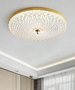 Ronde Plafondlamp 50cm - Acryl led plafond lamp luxe modern, Nieuw, Glas, Ophalen of Verzenden