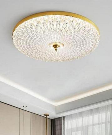 Ronde Plafondlamp 50cm - Acryl led plafond lamp luxe modern