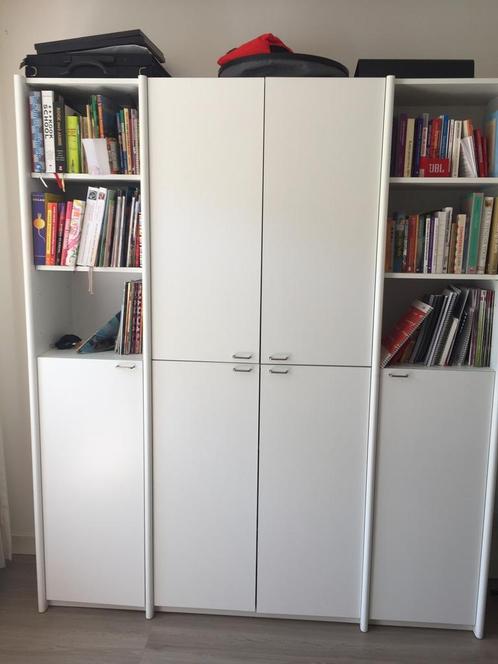Hoge kwaliteit  MDF opbergkast & dressoir wit design, Huis en Inrichting, Kasten | Stellingkasten, Ophalen