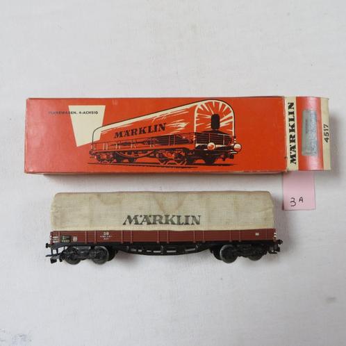 MARKLIN wagon 4517 uit 1957, Hobby en Vrije tijd, Modeltreinen | H0, Gebruikt, Wagon, Wisselstroom, Märklin, Verzenden