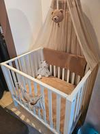 Baby park wit, Kinderen en Baby's, Ophalen, Gebruikt, Rechthoekig, In hoogte verstelbaar