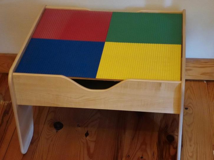 Houten kindertafel voor LEGO, ideaal voor december 📦🎅, Kinderen en Baby's, Speelgoed | Duplo en Lego, Gebruikt, Lego, Ophalen