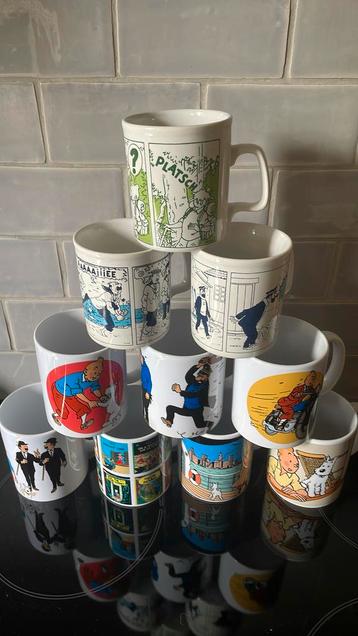 TinTin : Kuifje 10 koffiemokken beschikbaar voor biedingen