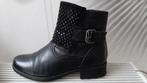 Gabor laarsjes zwart leder maat 38 wijdte G, Zwart, Gabor, Ophalen of Verzenden, Zo goed als nieuw