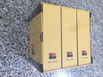 Fotoalbums (3 X 80 foto’s) in box NIEUW beschikbaar voor biedingen