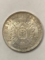 Munt zilver Frankrijk 2 FR Napoleon III Empereur 1869 A UNC, Enlèvement ou Envoi, France, Monnaie en vrac, Argent