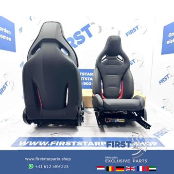 W206 C63 STOELEN AMG C63s KUIPSTOELEN SET C63 EPERFORMANCE i, Auto-onderdelen, Ophalen of Verzenden, Gebruikt, Mercedes-Benz