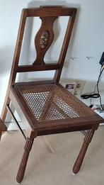 houten stoel met rieten zitting, Ophalen