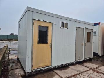 3x4m sanitair, woonunit, kantoorunit, bouwkeet container beschikbaar voor biedingen