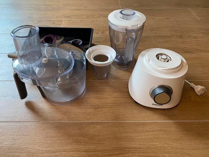 Philips HR7762 foodprocessor, Elektronische apparatuur, Keukenmixers, Gebruikt, 2 tot 3 liter, 2 snelheden, Vaatwasserbestendig