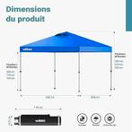 Pavillon éphémère | 3 x 3 | LIVRAISON GRATUITE, Neuf, -, WILTEC, -