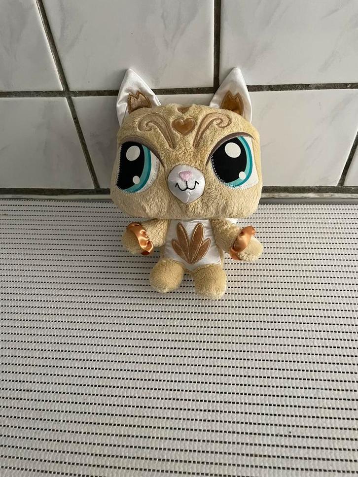 Peluche chat, Kinderen en Baby's, Speelgoed | Knuffels en Pluche, Zo goed als nieuw, Poes, Ophalen