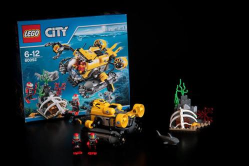 LEGO City Ocean Diepzee duikboot 60092 ZGAN, Kinderen en Baby's, Speelgoed | Duplo en Lego, Zo goed als nieuw, Lego, Complete set