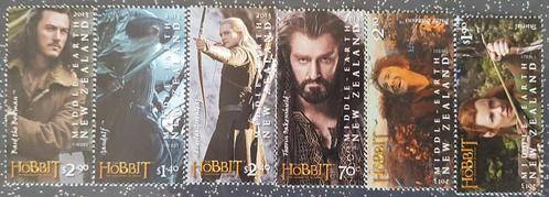 6 verschillende stempels op de karakters van "The Hobbit". G, Postzegels en Munten, Postzegels | Thematische zegels, Postfris