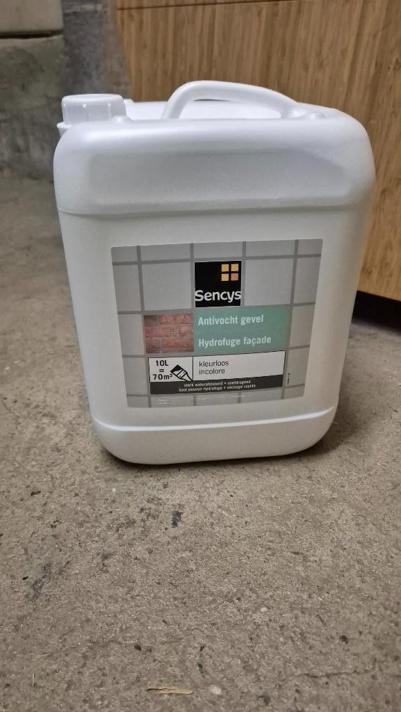 Sencys antivocht gevel kleurloos 10L Impregneermiddel, Doe-het-zelf en Bouw, Overige Doe-Het-Zelf en Bouw, Nieuw, Ophalen