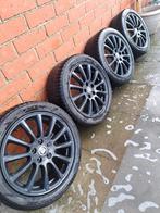 Originele velgen jaguar winterset met winterbanden, Autos : Pièces & Accessoires, Pneus & Jantes, Pneus hiver, 17 pouces, Enlèvement