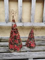 Kerstboompjes 2 stuks in metaal en potpourri., Enlèvement ou Envoi, Utilisé